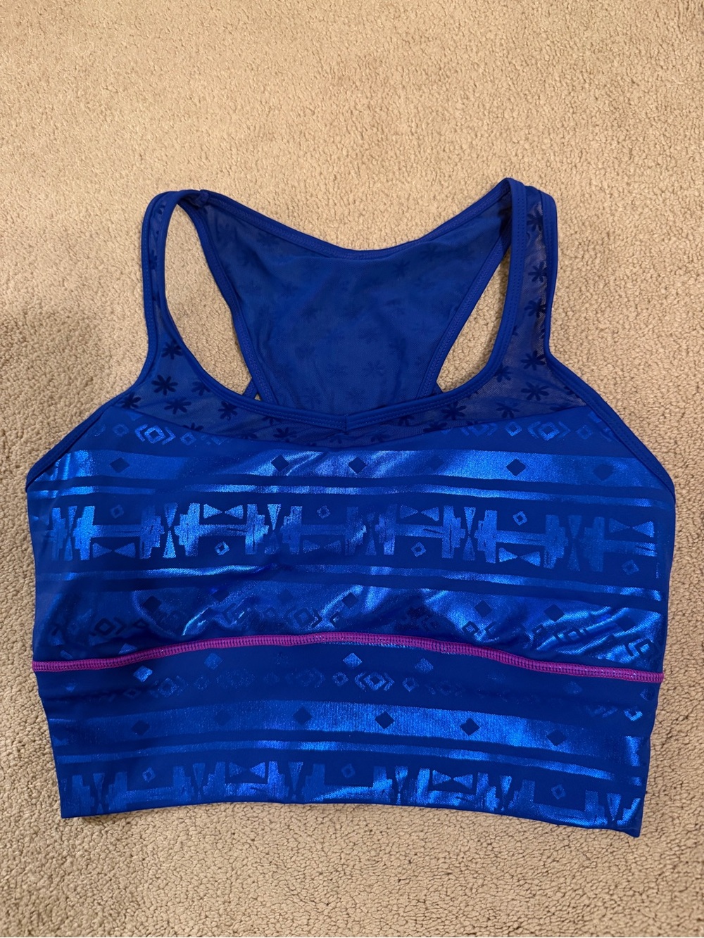 Crowned athletics powerful hermana sports bra - L